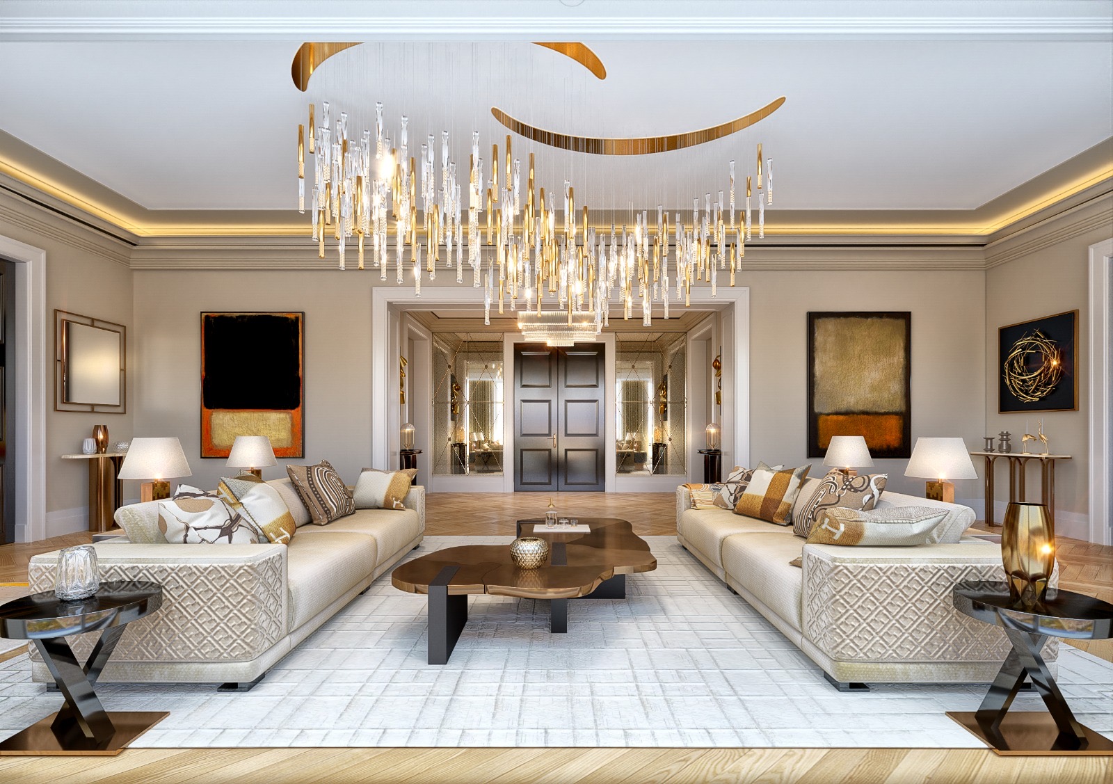 Luxury Penthouse Interior Design, NY