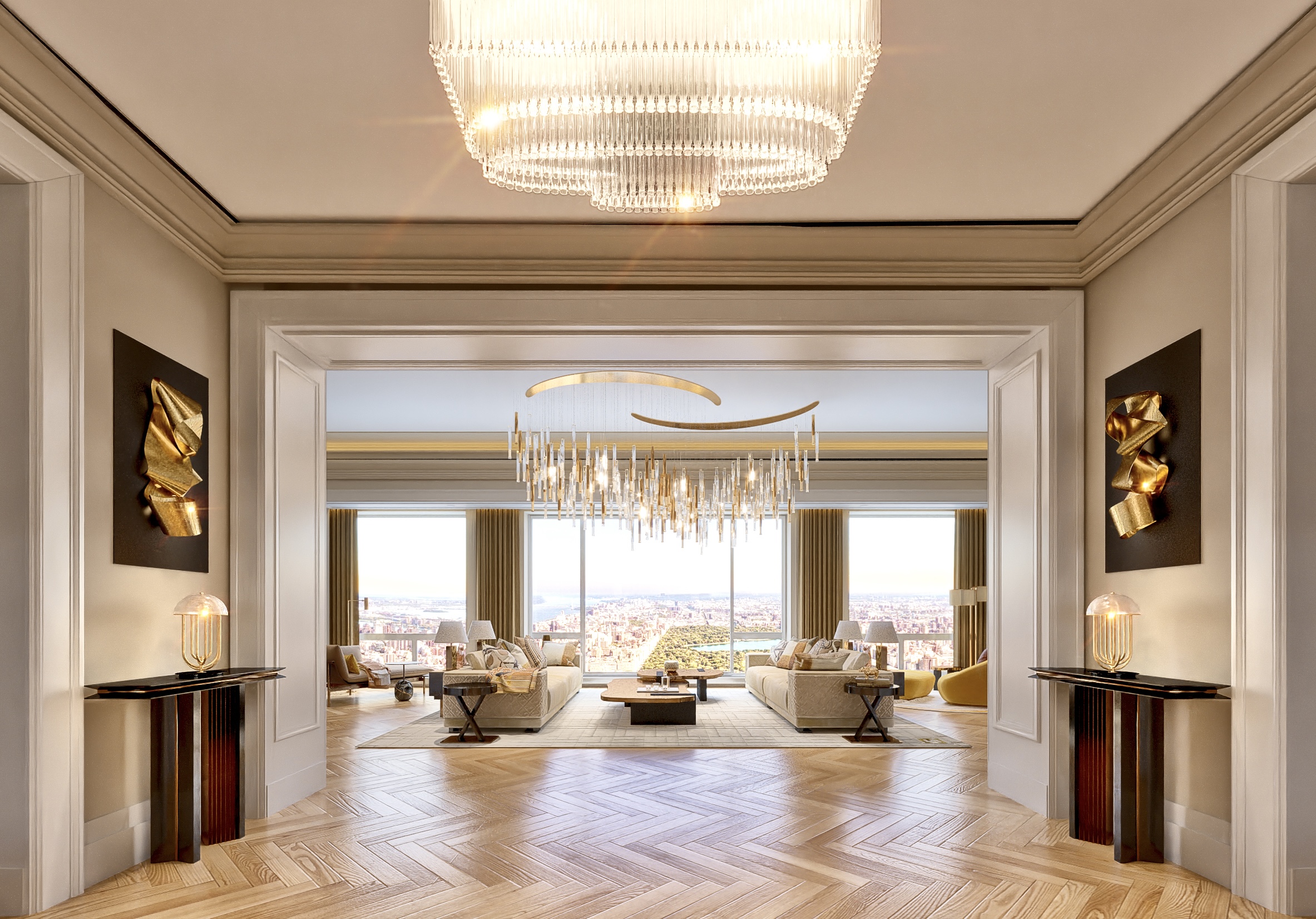 Exclusive NY Penthouse Interior Design With Bespoke Luxury Finishes