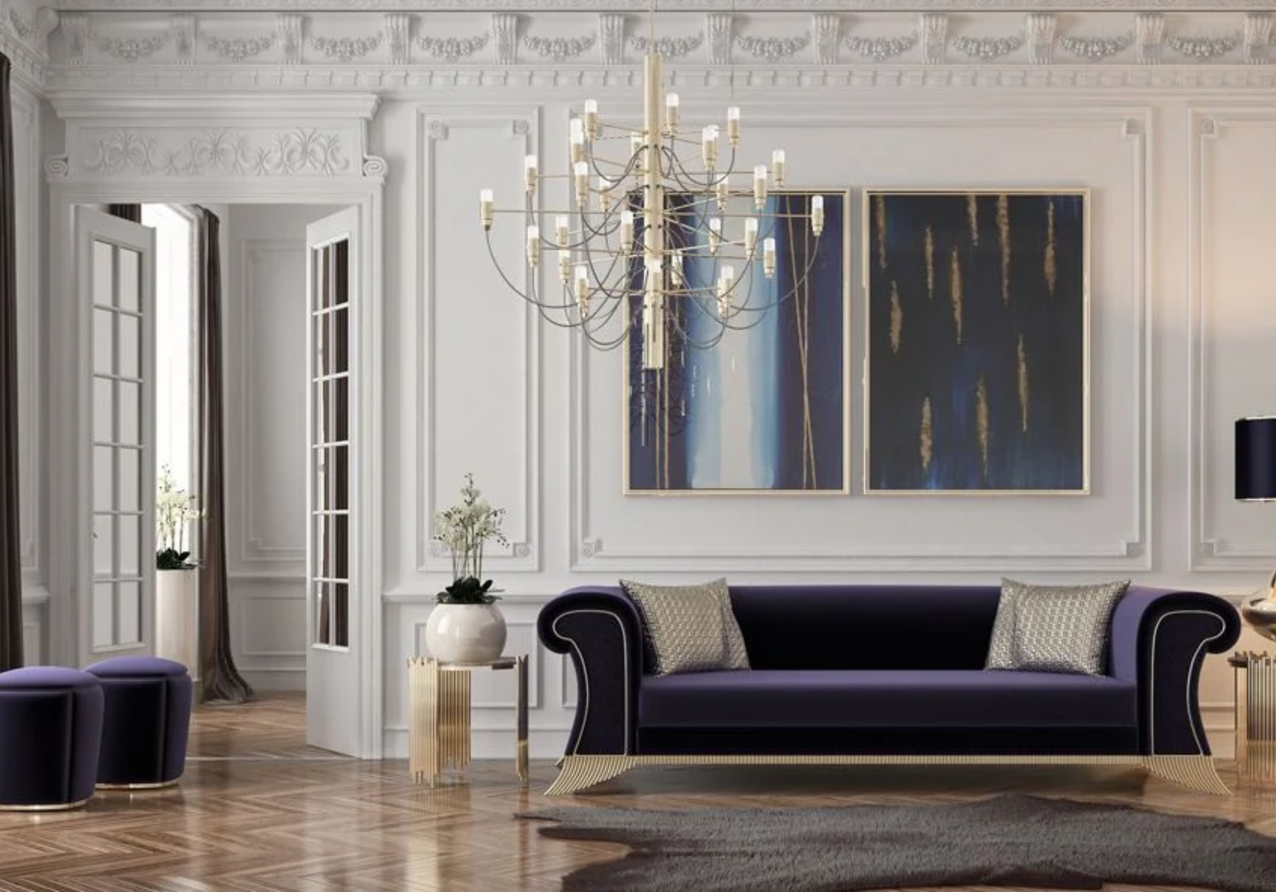 Penthouse George V Avenue Paris - Luxury Interior Design Project
